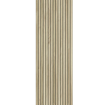 Holzpaneel mit vertikalen Lamellen für Wand- und Deckengestaltung