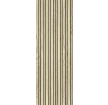 Holzpaneel mit Lamellenstruktur für Wandgestaltung