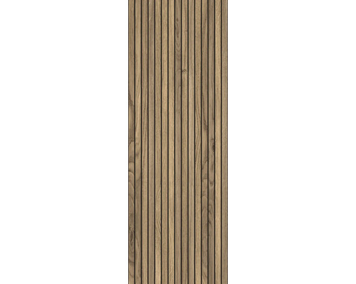 Akustikpaneel aus Holz mit Lamellenstruktur