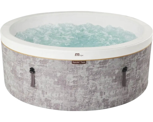Aufblasbarer runder Whirlpool mit Wasser