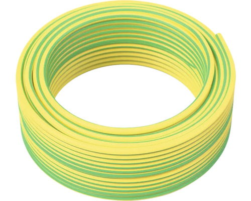 Installationsdraht H07 V-U 2,5 mm² 100 m grün/gelb Erdungsband in Ringform