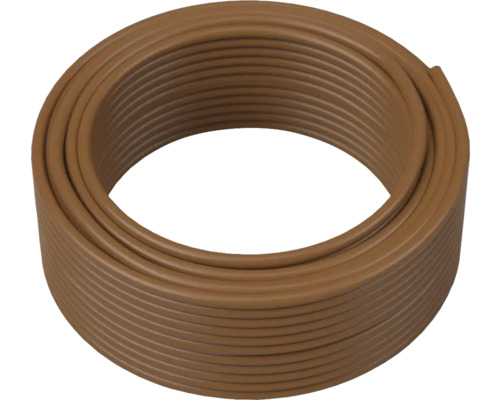 Installationsdraht H07 V-U 2,5 mm² 100 m braun Kunststoff Kantenumleimer Rolle