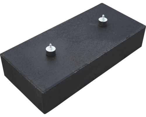 Schwingungsdämpfer aus Beton mit Schrauben