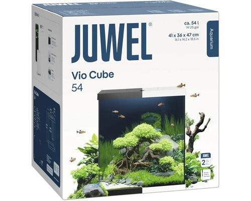 Verpackung Juwel Vio Cube 54 Aquarium mit Zubehör