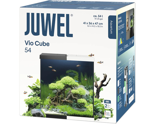 Verpackung des Juwel Vio Cube 54 Aquariums
