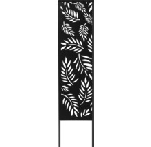 Sichtschutzelement mit Blätterdekor für den Garten