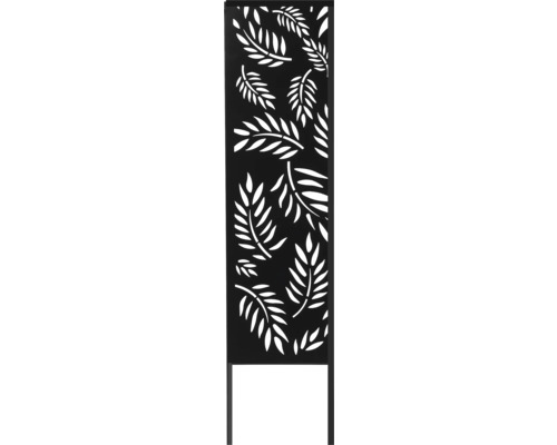 Sichtschutzelement mit Blätterdekor für den Garten