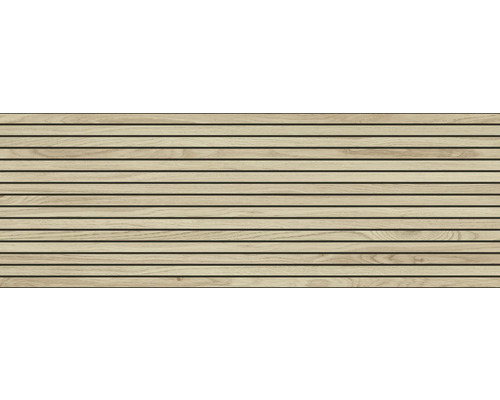 Holzpaneel mit horizontalen Lamellen für Wand- und Deckenverkleidung
