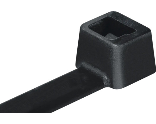 Schwarzer Kabelbinder