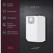 AEG KUN 5 U Warmwasserbereiter zur Wandmontage