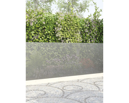 Volierengitter KAISERTHAL 6,3x6,3 3 x 1 m silber Pergola mit Kletterpflanzen und Sichtschutzwand aus Metall