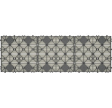 Terrassenfliesen aus Kunststoff, verbunden