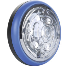 Runde LED-Lampe mit blauem Rand