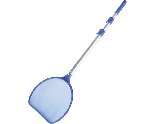 Poolkescher mit Teleskopstange 58-122 cm Poolkescher mit Teleskopstiel zur Reinigung von Schwimmbecken
