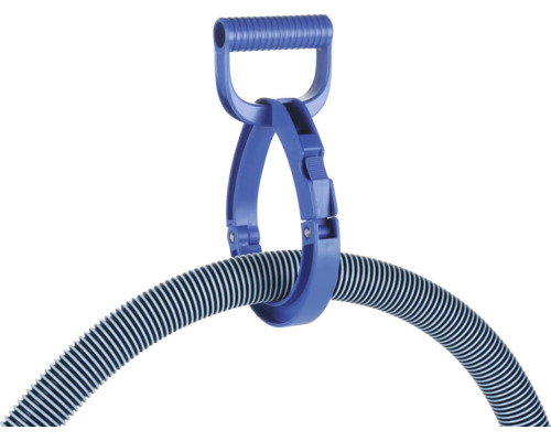 Poolschlauch mit Griff und Halterung