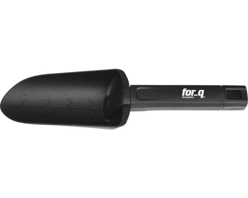 Gartenpflege Set for_q inkl. Blumenkelle, Gartenschere und Kleingrubber Gartenschaufel aus Kunststoff mit for_q Logo