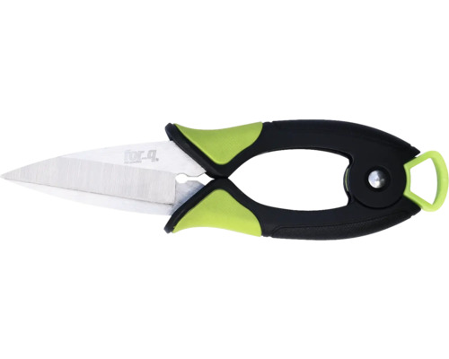 Gartenschere mit Edelstahlklingen und Kunststoffgriffen