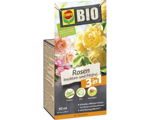 Compo Bio Rosen Insekten- und Pilzfrei 3in1 für ökologischen Landbau