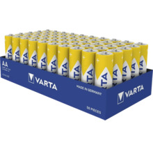 Packung mit 50 Stück Varta AA Alkaline Batterien
