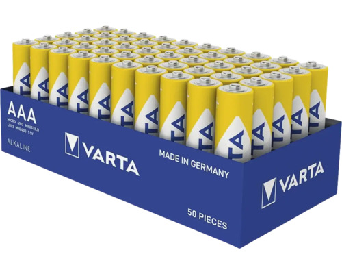 Varta AAA Micro-Batterie Energy 1,5V 50er Pack Varta AAA Alkaline Batterien, 50 Stück