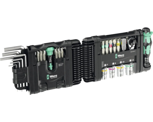 Wera Werkzeugsatz mit Schraubendrehern, Bits, Nüssen und Winkelschlüsseln