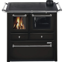 Holzherd mit Kochfeld, Ofen und Schubladen