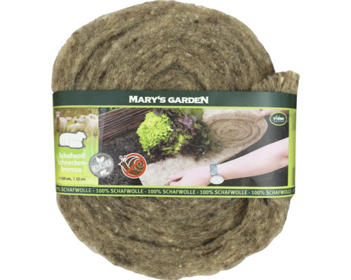 Rolle Schneckenbremse aus Schafwolle, 100 cm lang und 12 cm breit