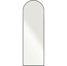 Ganzkörperspiegel mit abgerundetem oberen Ende und schmalem Rahmen