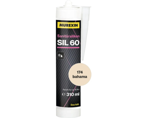 Murexin Sanitärsilikon SIL 60, Inhalt 310 ml