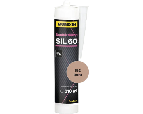 Murexin Sanitärsilikon SIL 60 310 ml, Terra, frostbeständig