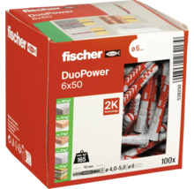 Fischer DuoPower 6x50 Dübel, 100er Packung