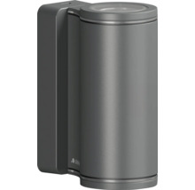 Graue Außenwandleuchte