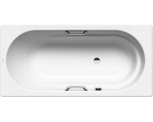 Rechteckbadewanne Kaldewei Vaio Star 961 170x80 cm weiß Rechteckige Badewanne mit Haltegriffen