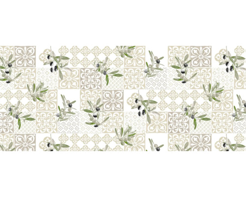 Fliesenmuster mit Olivenzweigen