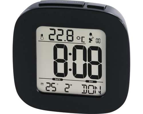 Digitaler Wecker mit Temperaturanzeige und Datumsanzeige
