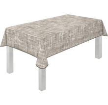 Rechteckige Tischdecke mit Strukturmuster auf einem Tisch