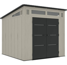 Geräteschuppen mit Doppeltür zur Aufbewahrung von Gartengeräten und Werkzeugen