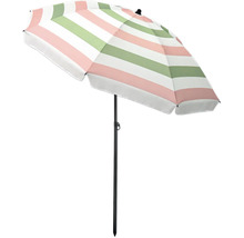 Sonnenschirm mit Streifenmuster für den Außenbereich