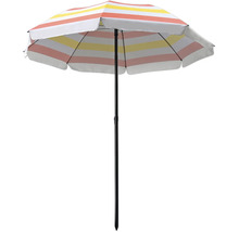 Strandsonnenschirm mit Streifenmuster