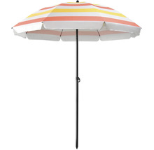 Sonnenschirm mit gestreiftem Muster für den Außenbereich