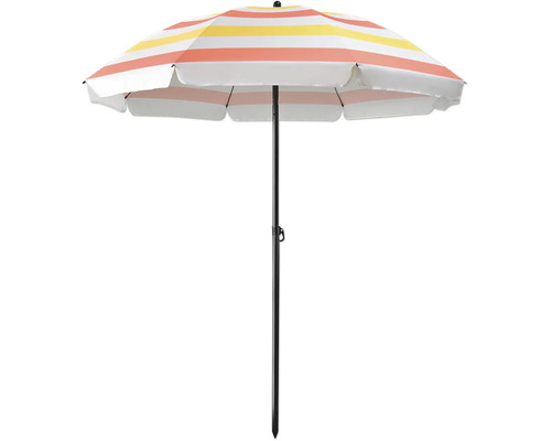 Sonnenschirm mit gestreiftem Muster für den Außenbereich