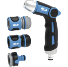 Gartenschlauch-Spritzpistole mit Schlauchkupplungen