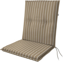 Gartenstuhlauflage mit Streifenmuster