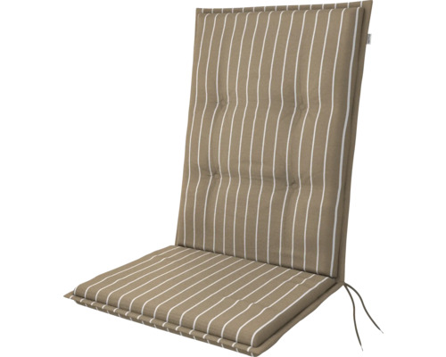 Gartenstuhlauflage mit Streifenmuster für hohen Sitzkomfort