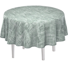 Runder Tisch mit Tischdecke