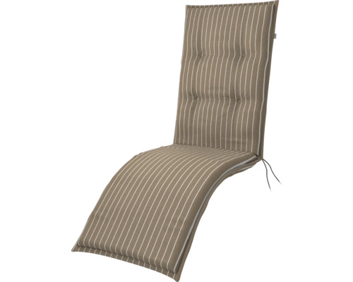 Auflage für eine Gartenliege mit Streifenmuster