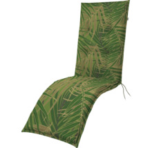 Gartenliegenauflage mit Blattmuster