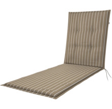 Liegenauflage mit Streifenmuster für Gartenmöbel