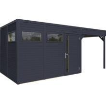 Gartenhaus mit Vordach, Fenster und Tür