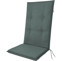 Gepolsterte Gartenstuhlauflage mit hoher Rückenlehne